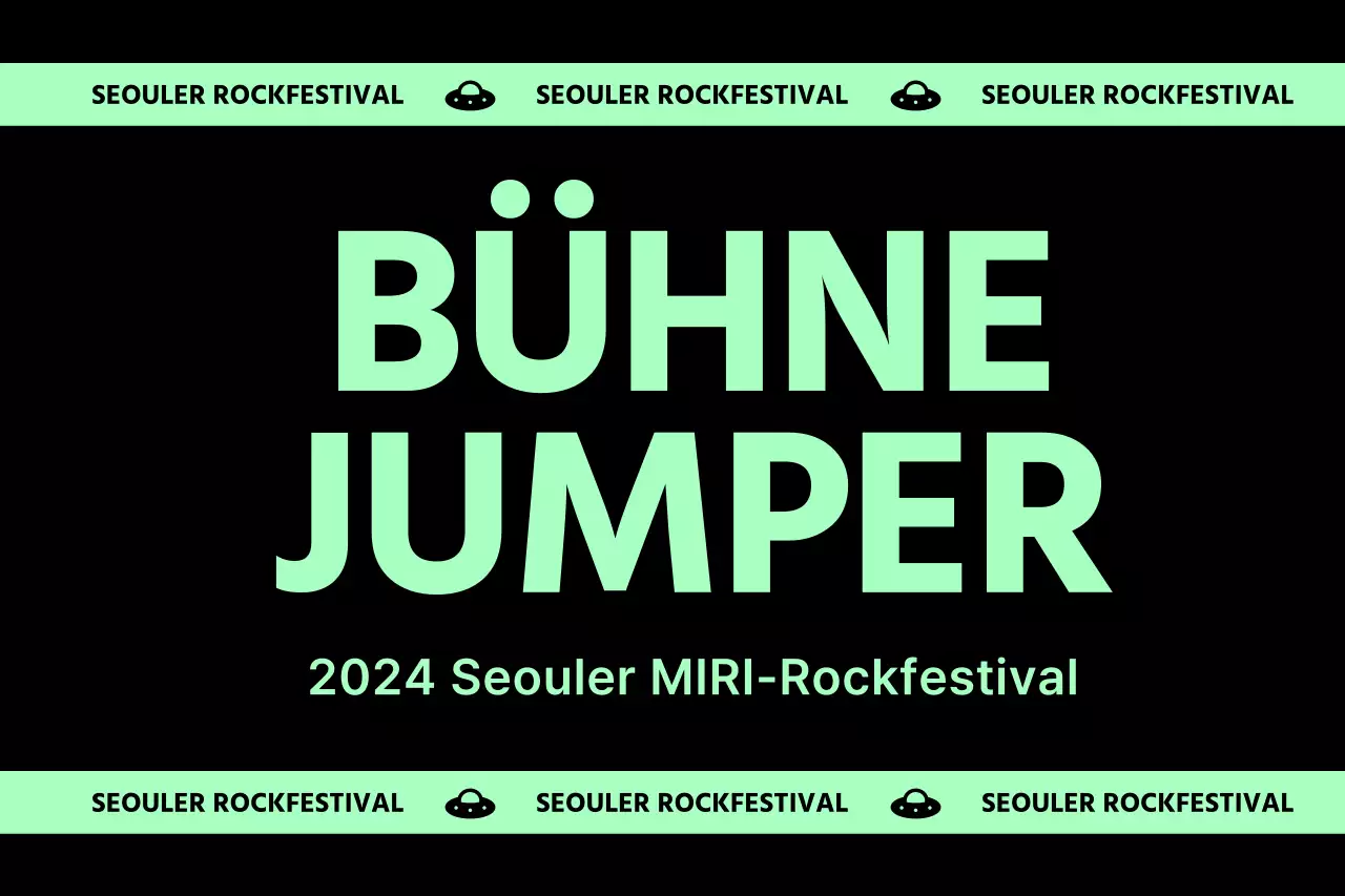 Festival-Konzeptentwurf mit zweifarbigem Schwarz und Pastell