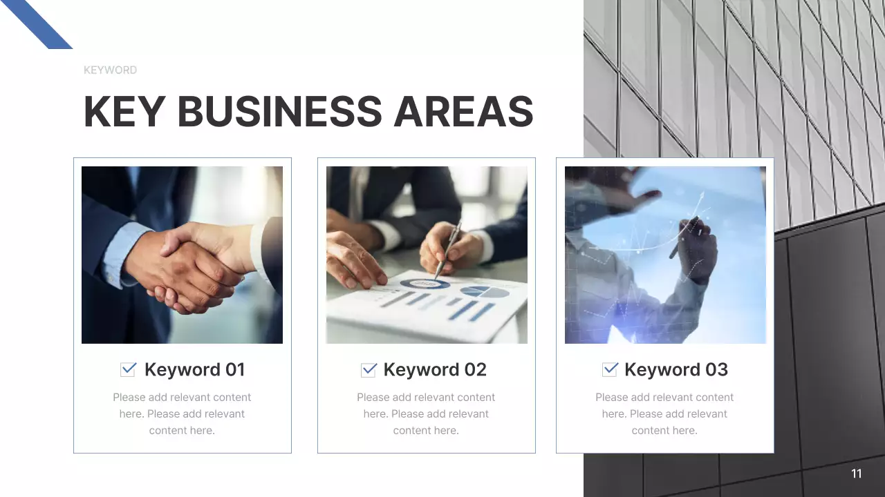 Blue Modern Company Report Presentation