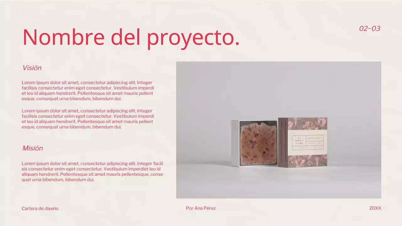 Red trend portafolio diseñador gráfico