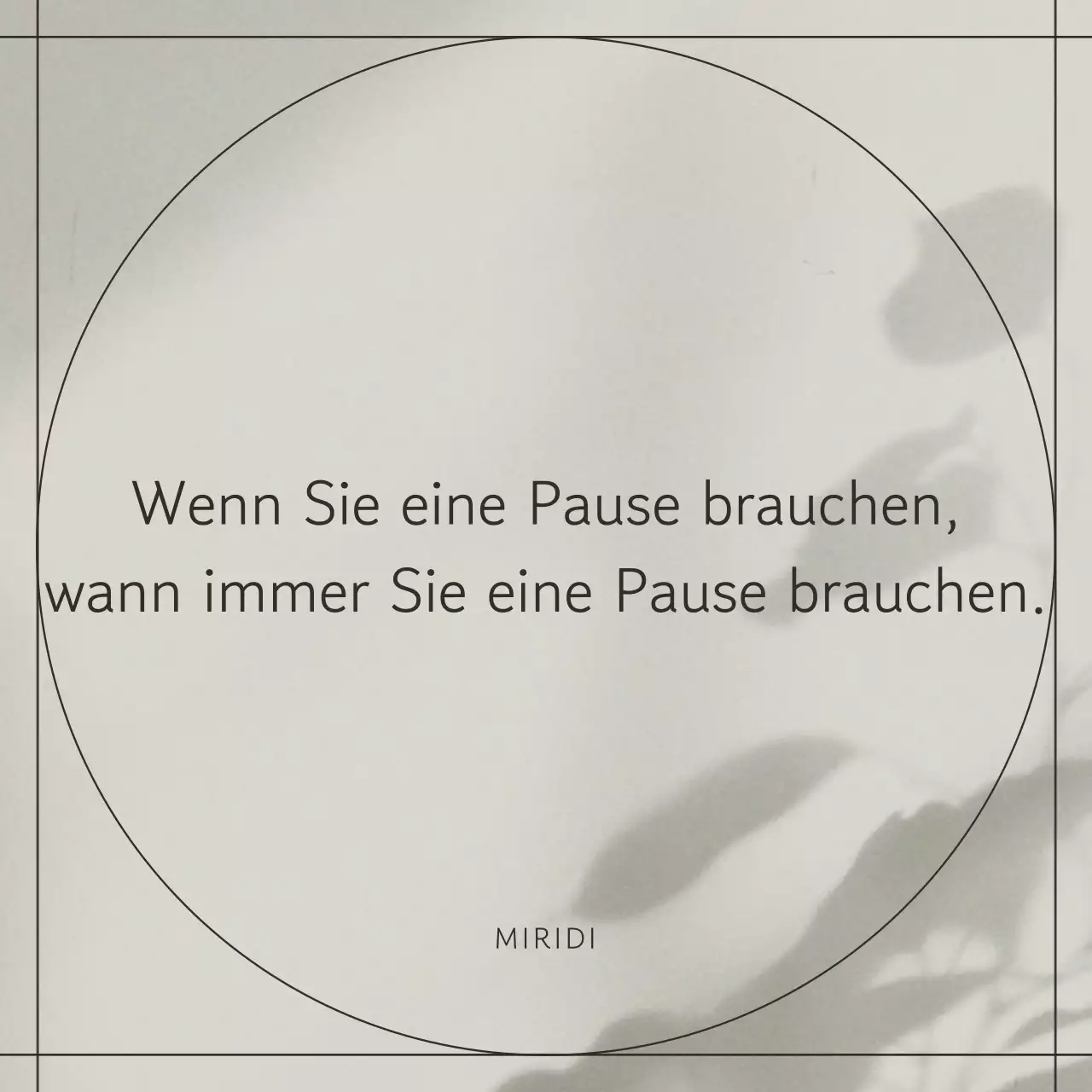 Moderne Pausen in Grau und Schwarz Besuchsposten