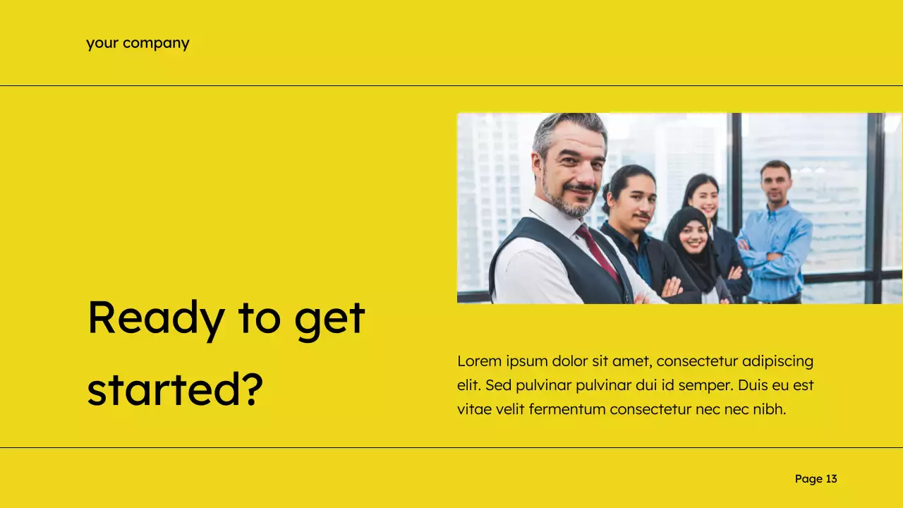 Yellow Modern Sales Promotion Presentation