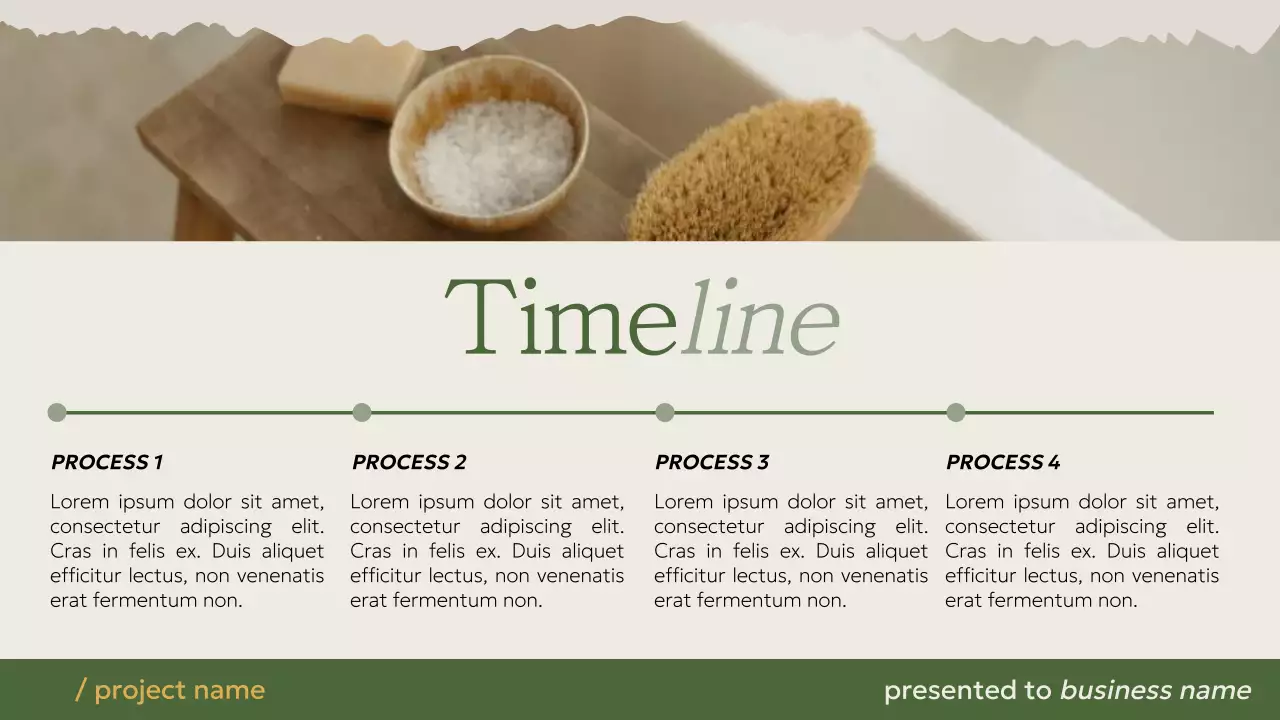 베이지 심플 프로젝트 제안서 문서 프레젠테이션