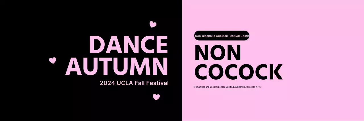 Designing a festival concept using black and pastel two-tone colors