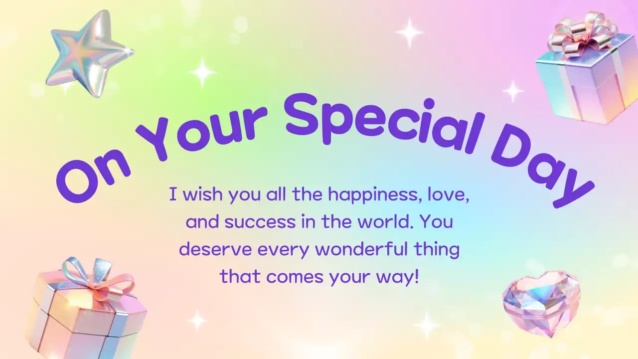 레인보우 트렌디 생일 선물