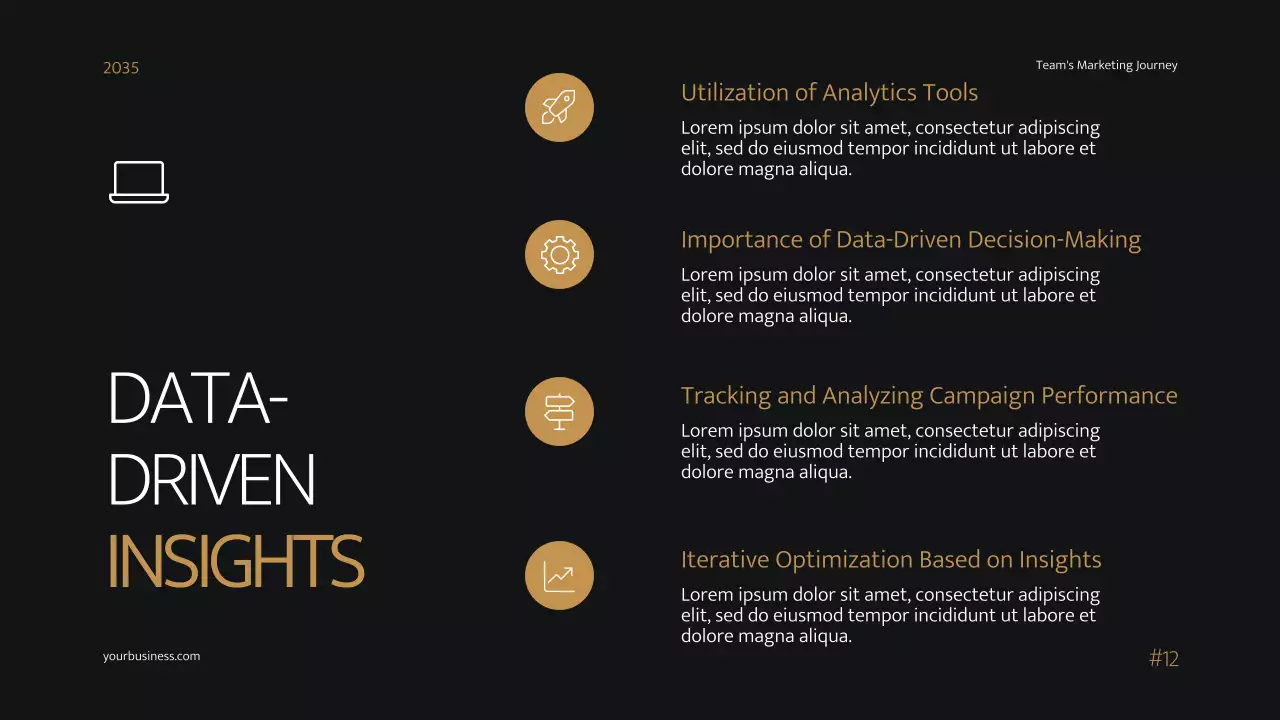 Black Modern Marketing Presentation