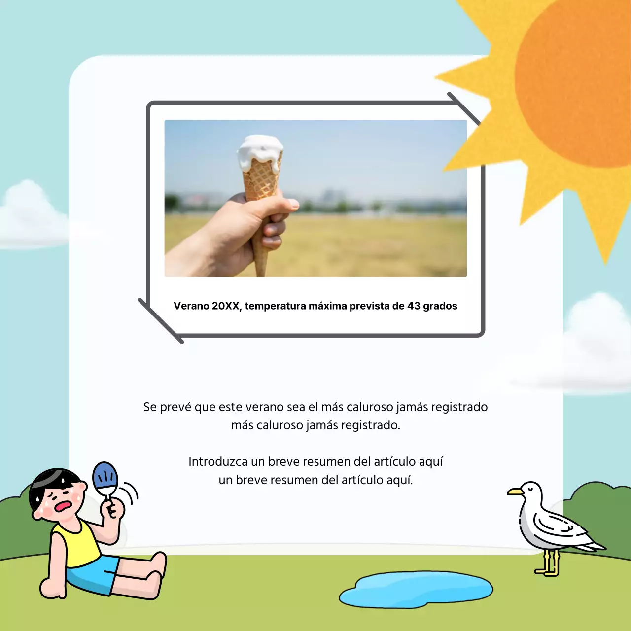 Nuestras noticias medioambientales verdes y celestes del mes