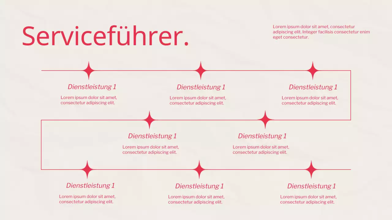 Rotes Trend-Grafikdesigner-Portfolio