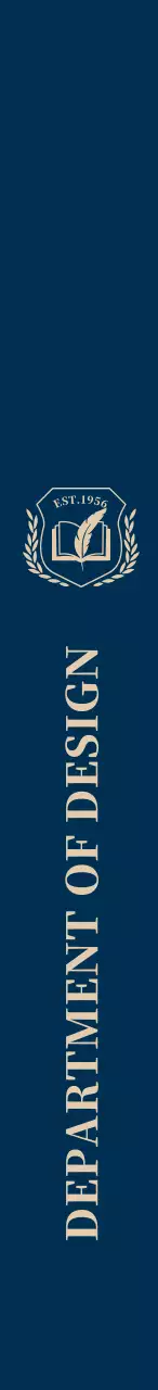 Universitas penuh warna dengan logo sekolah