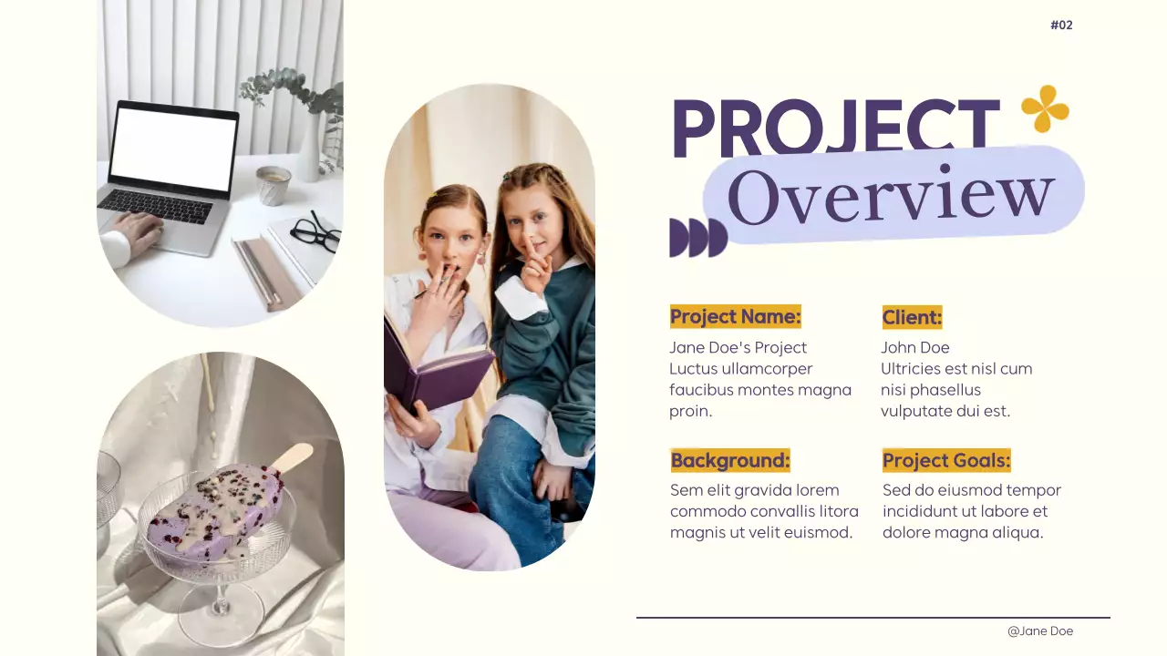 Purple Professional Creative Guide Presentation