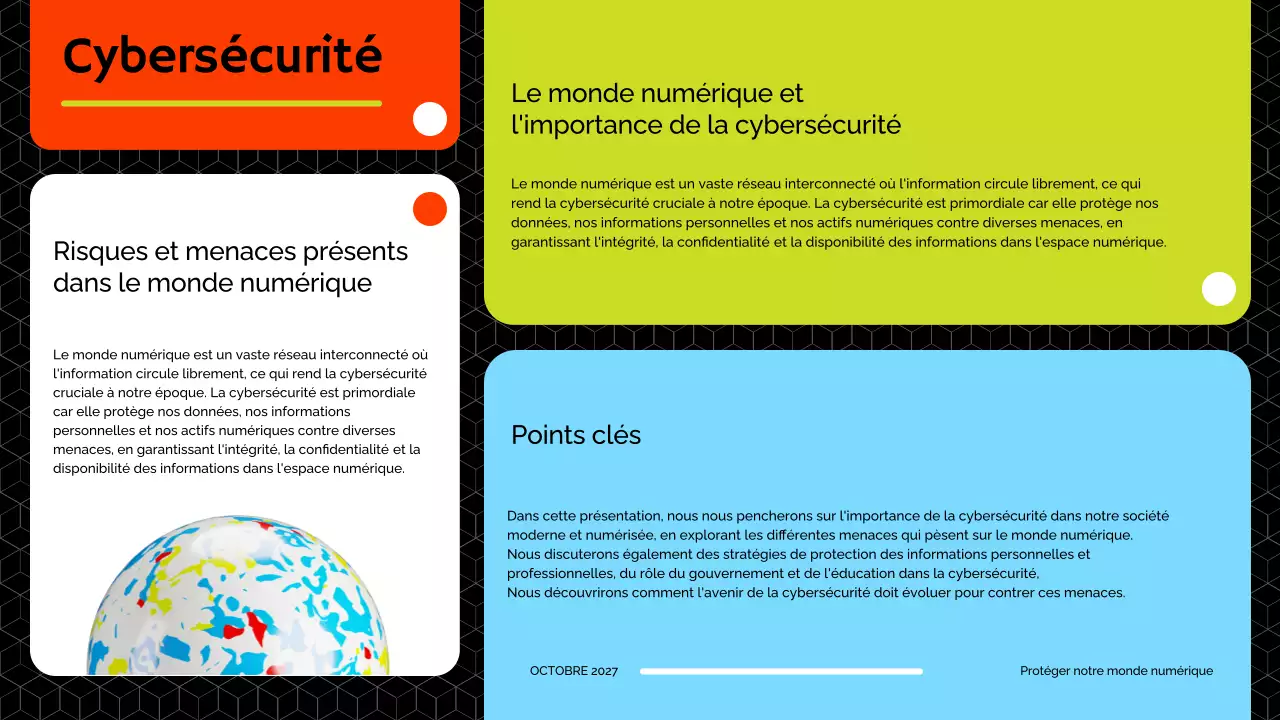 Matériel de cours sur la cybersécurité moderne (rouge et citron vert)