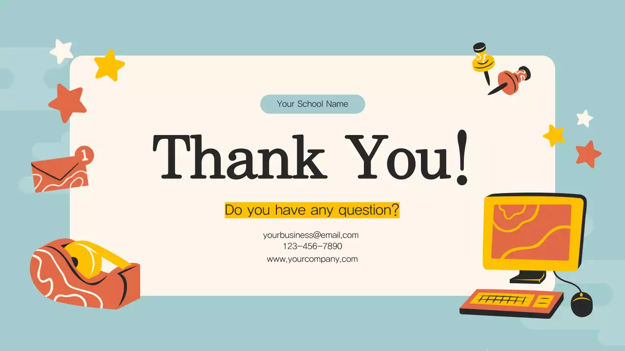 Orange Simple Study Guide Presentation