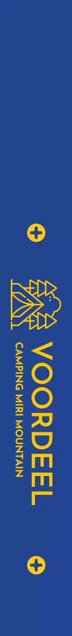 Een camping ontwerpen met geïllustreerde pictogrammen