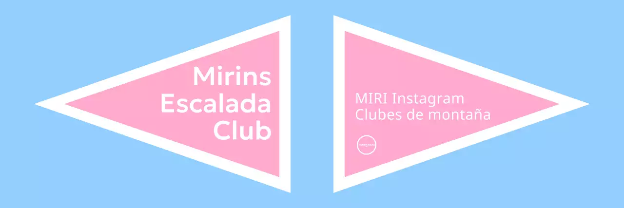 Diseño conceptual de un club de montaña con colores llamativos