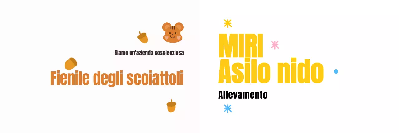 Design per un concetto di cameretta accogliente con illustrazioni di animali