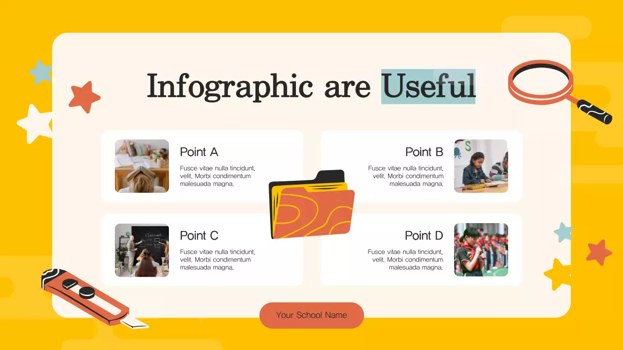 Orange Simple Study Guide Presentation