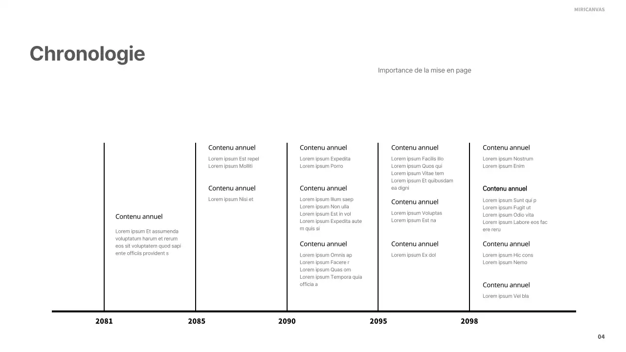 Rapports modernes imprimables en noir et blanc