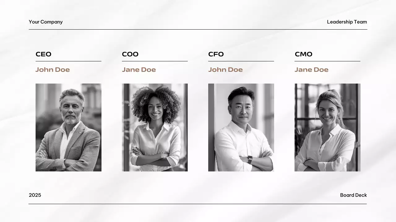 Black Modern Business Document Presentation