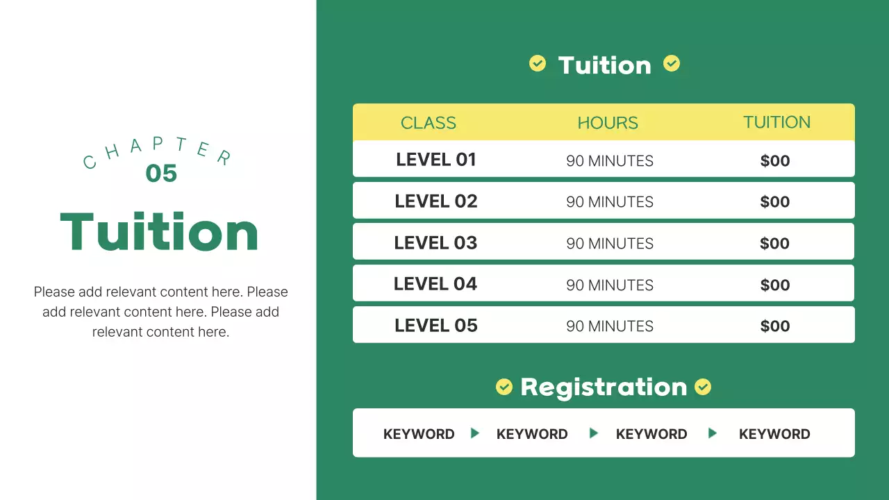 Green Modern Academy Guide Presentation