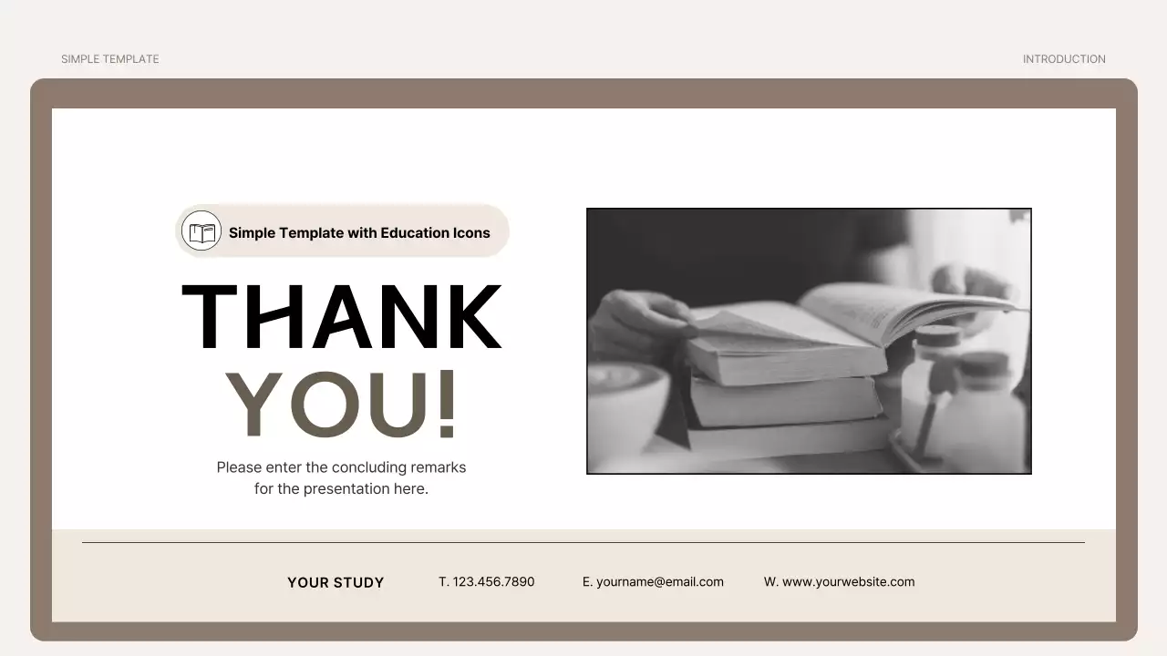 Beige Simple Business Presentation