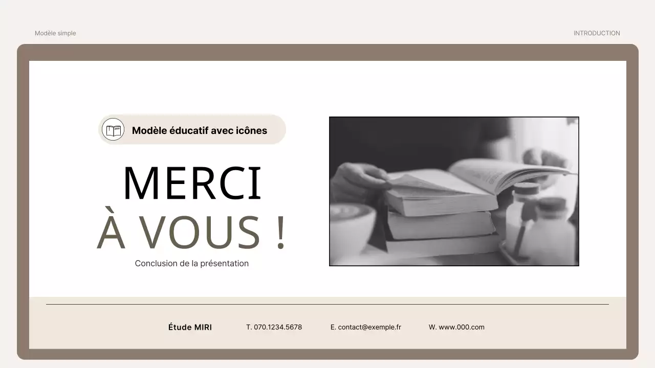 Un simple primer d'entraînement en brun et beige