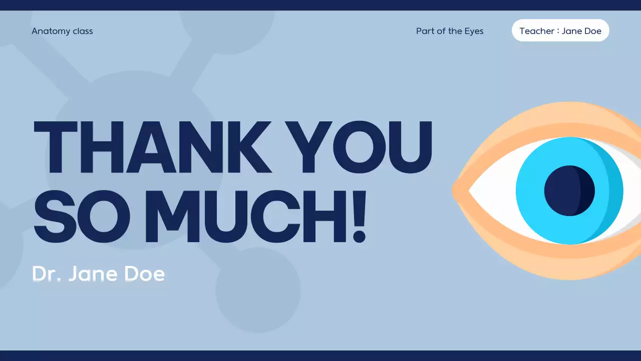 Blue Modern Anatomy Course Presentation