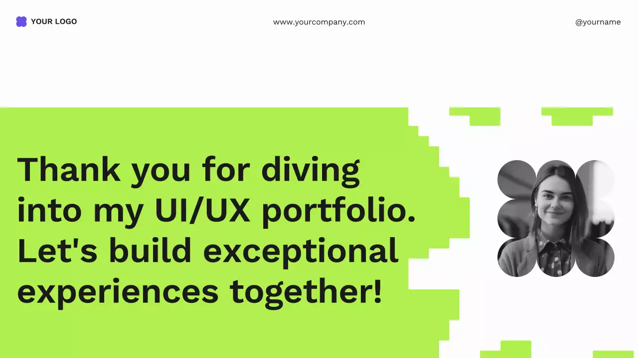 Green Retro Ui Portfolio Presentation