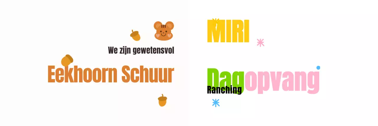 Ontwerp voor een gezellig kinderkamerconcept met dierenillustraties