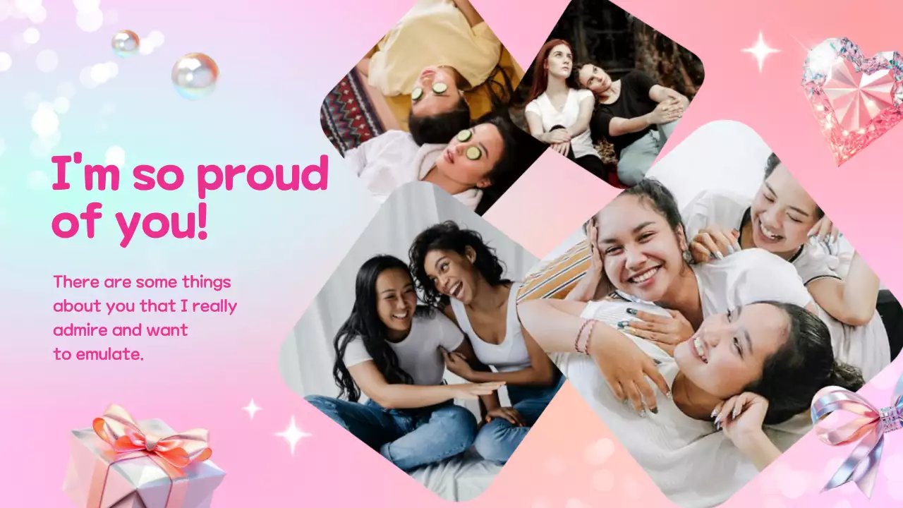 레인보우 트렌디 생일 선물