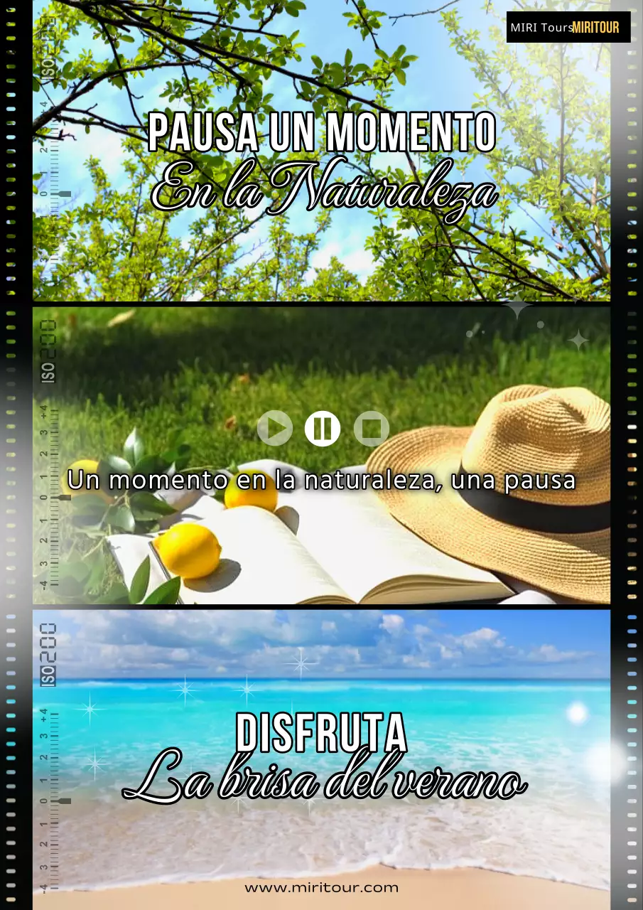 Funda retro para vacaciones de verano en verde y azul claro