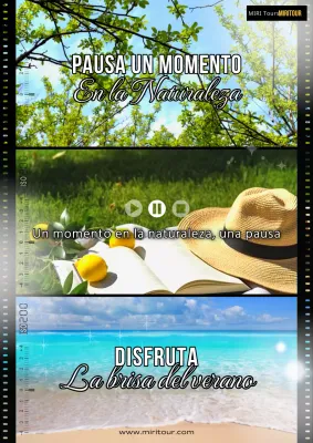 Funda retro para vacaciones de verano en verde y azul claro