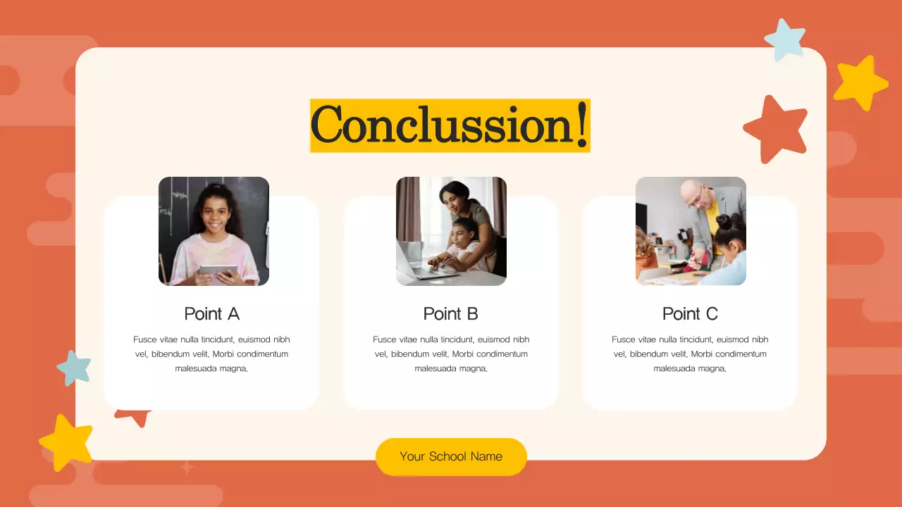 Orange Simple Study Guide Presentation