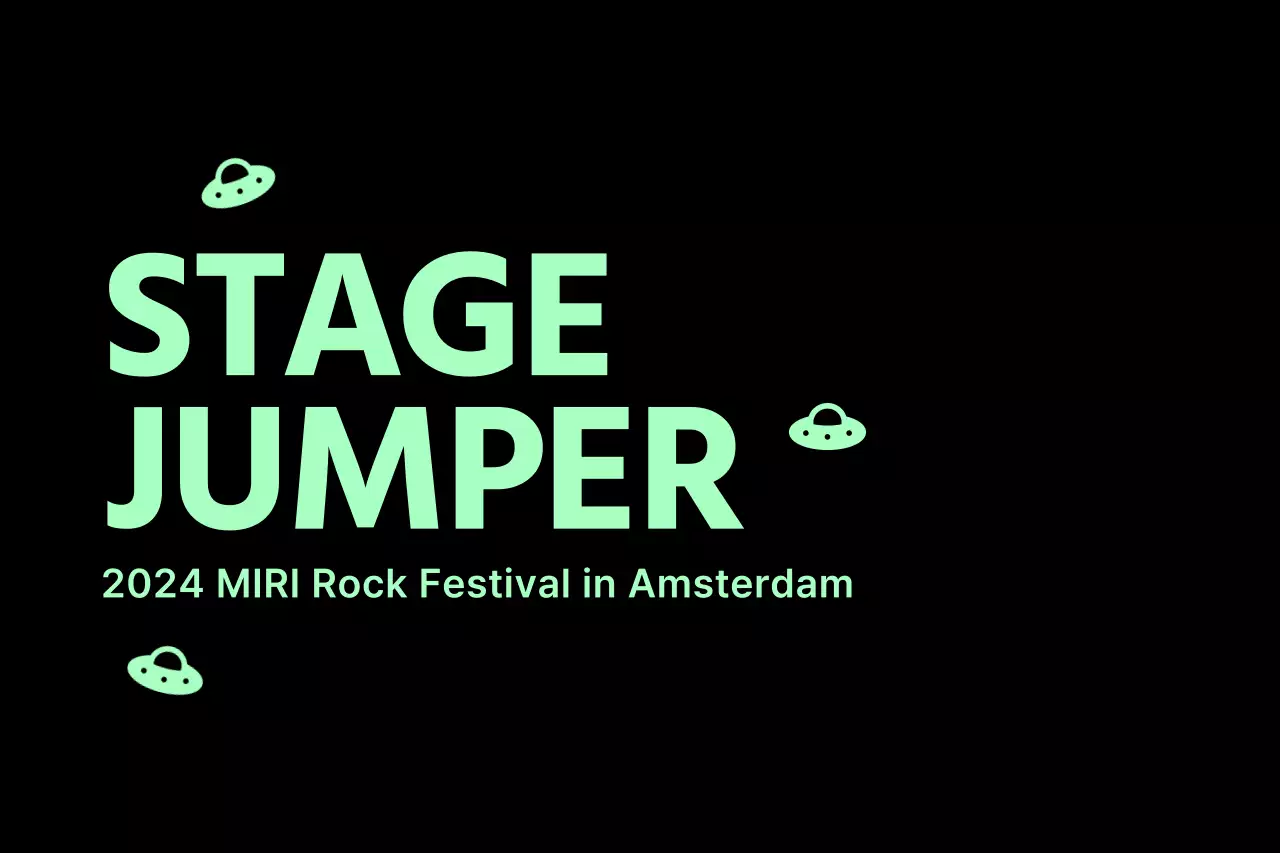 Festival conceptontwerp met zwart en pastelkleur in twee tinten