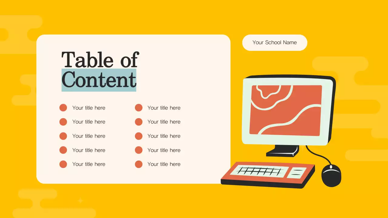 Orange Simple Study Guide Presentation