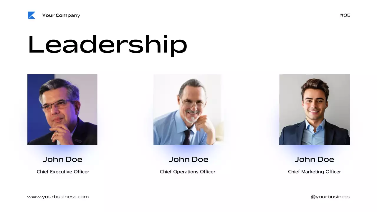 Blue Professional Business Presentation