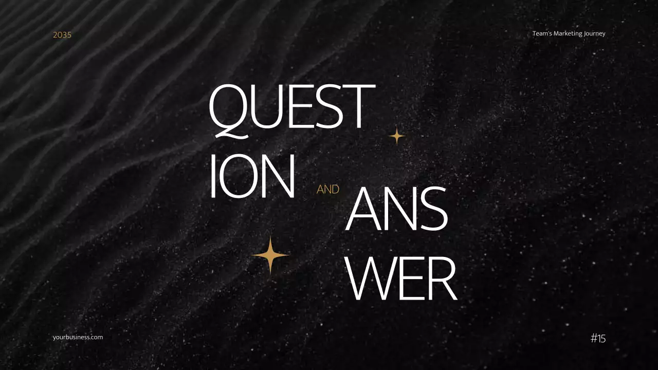 Black Modern Marketing Presentation