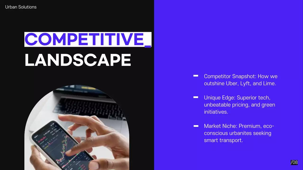 Black Modern Smart Solutions Pitch Presentation