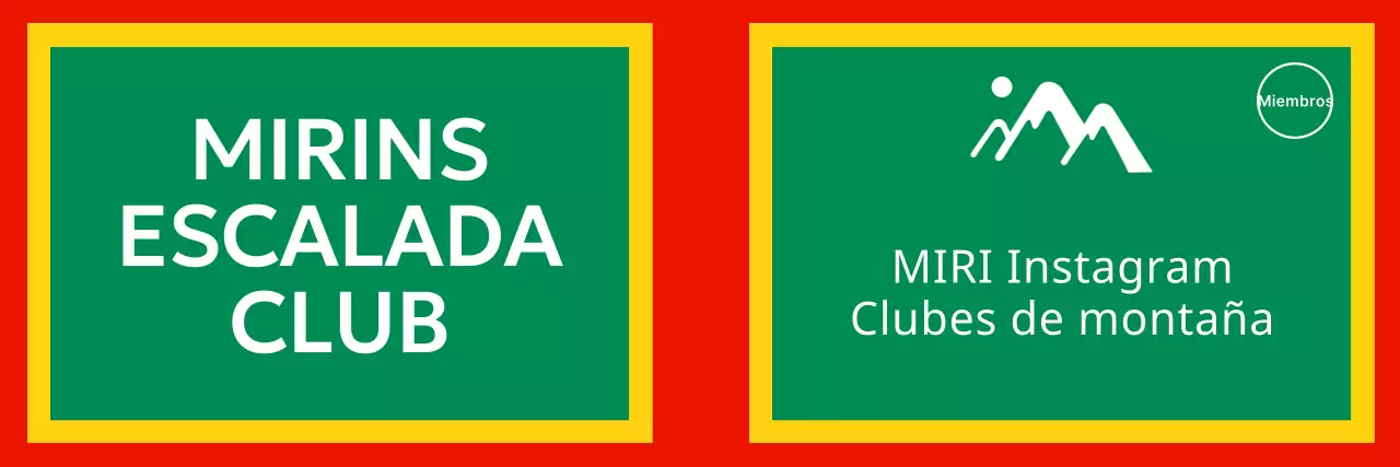 Diseño conceptual de un club de montaña con colores llamativos