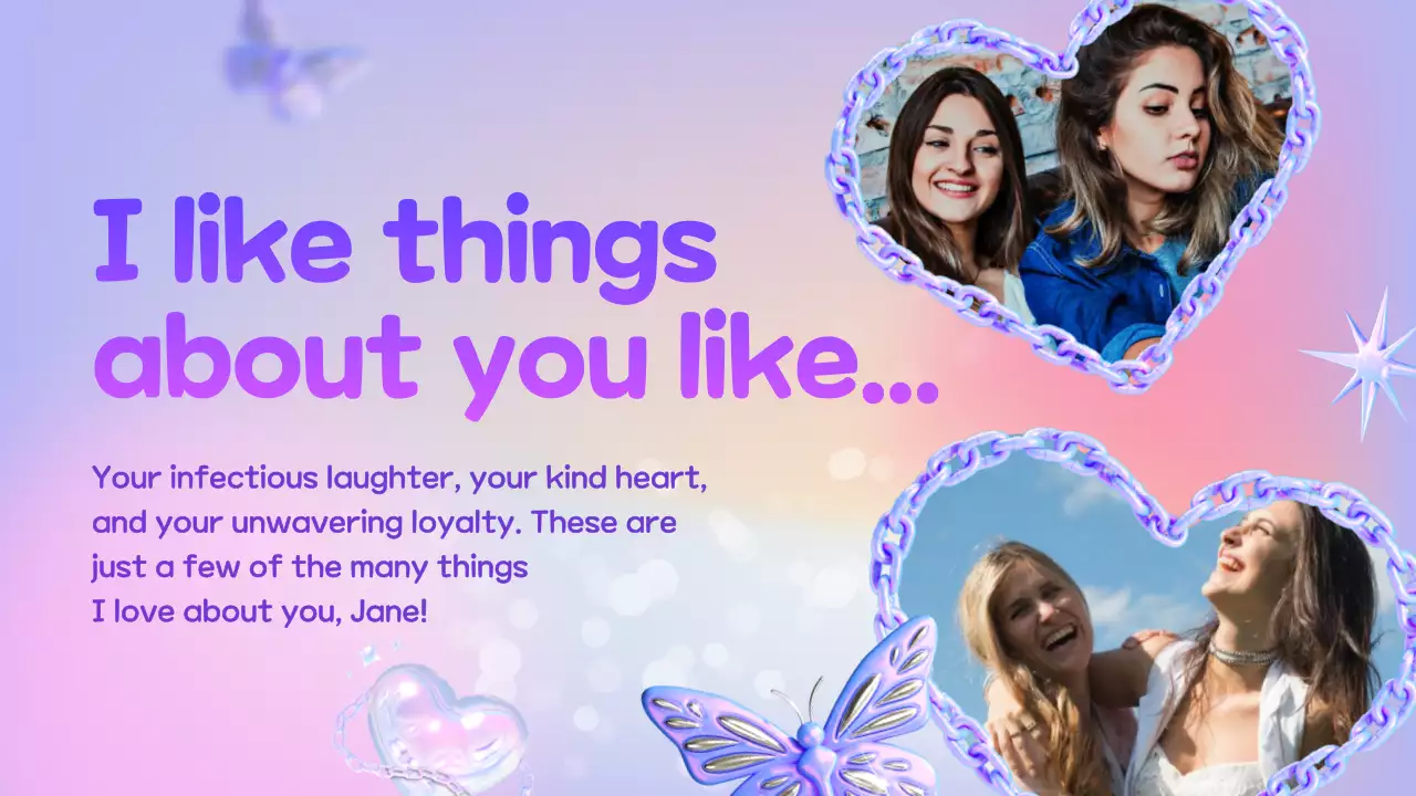 레인보우 트렌디 생일 선물