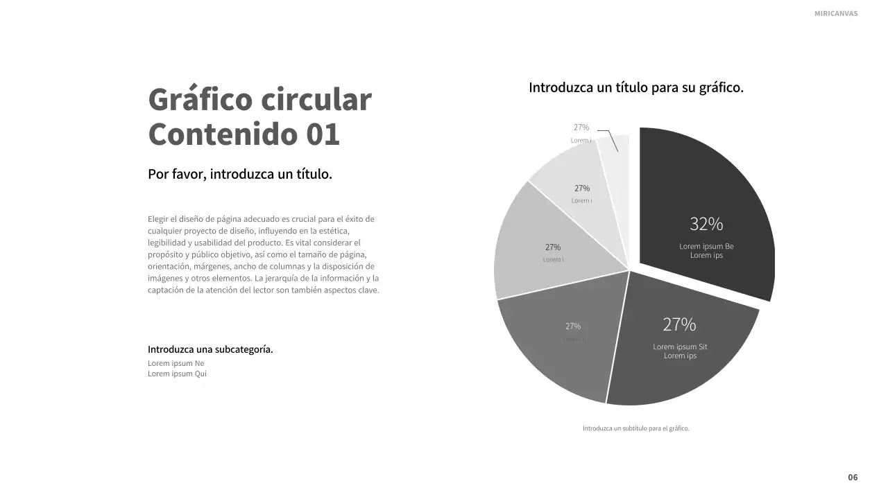Informes imprimibles modernos en blanco y negro