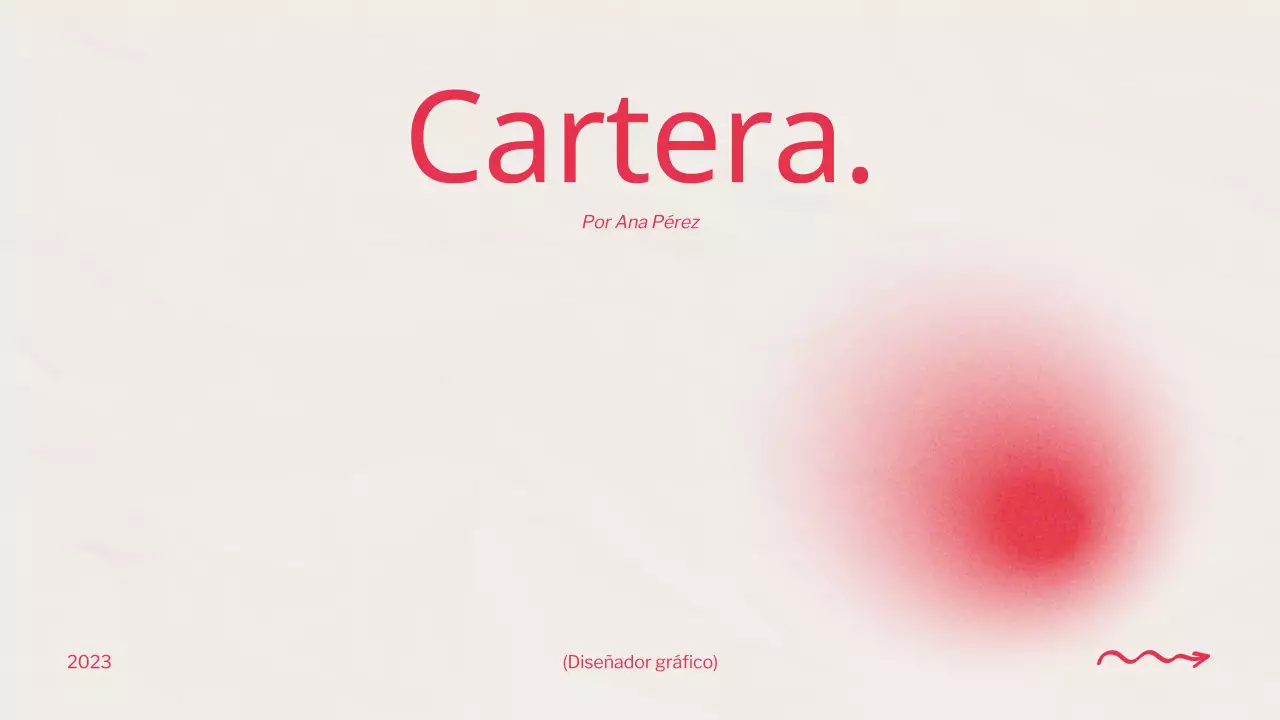 Red trend portafolio diseñador gráfico