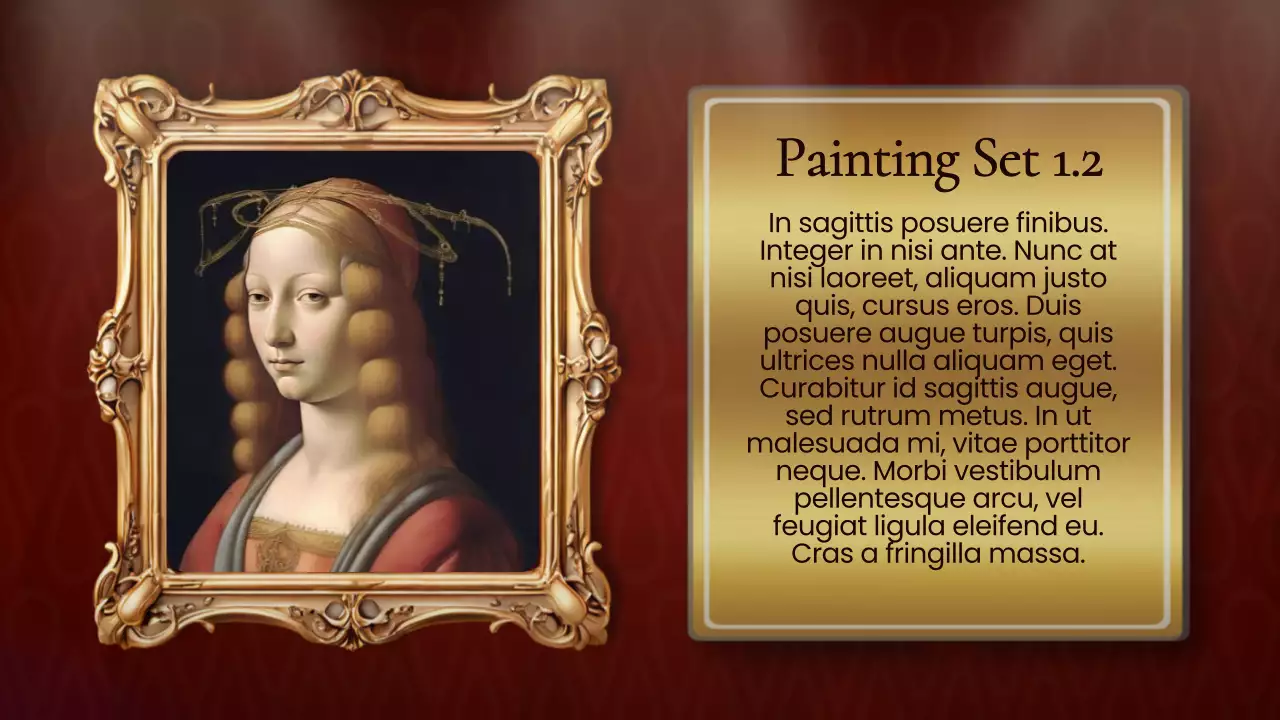 Green Traditional Museum Exhibition Presentation