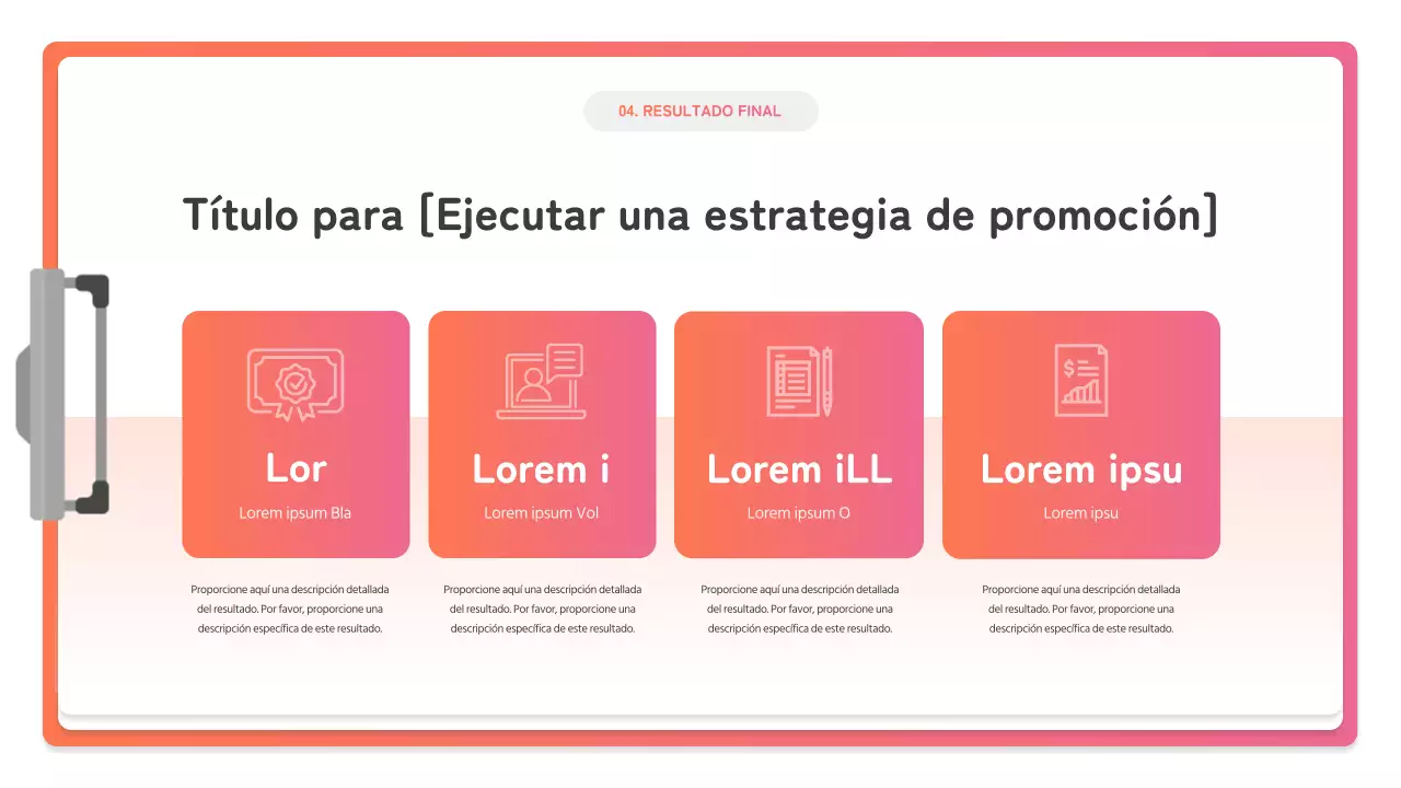 Cómo crear un sencillo estudio de marketing de marca rosa y naranja