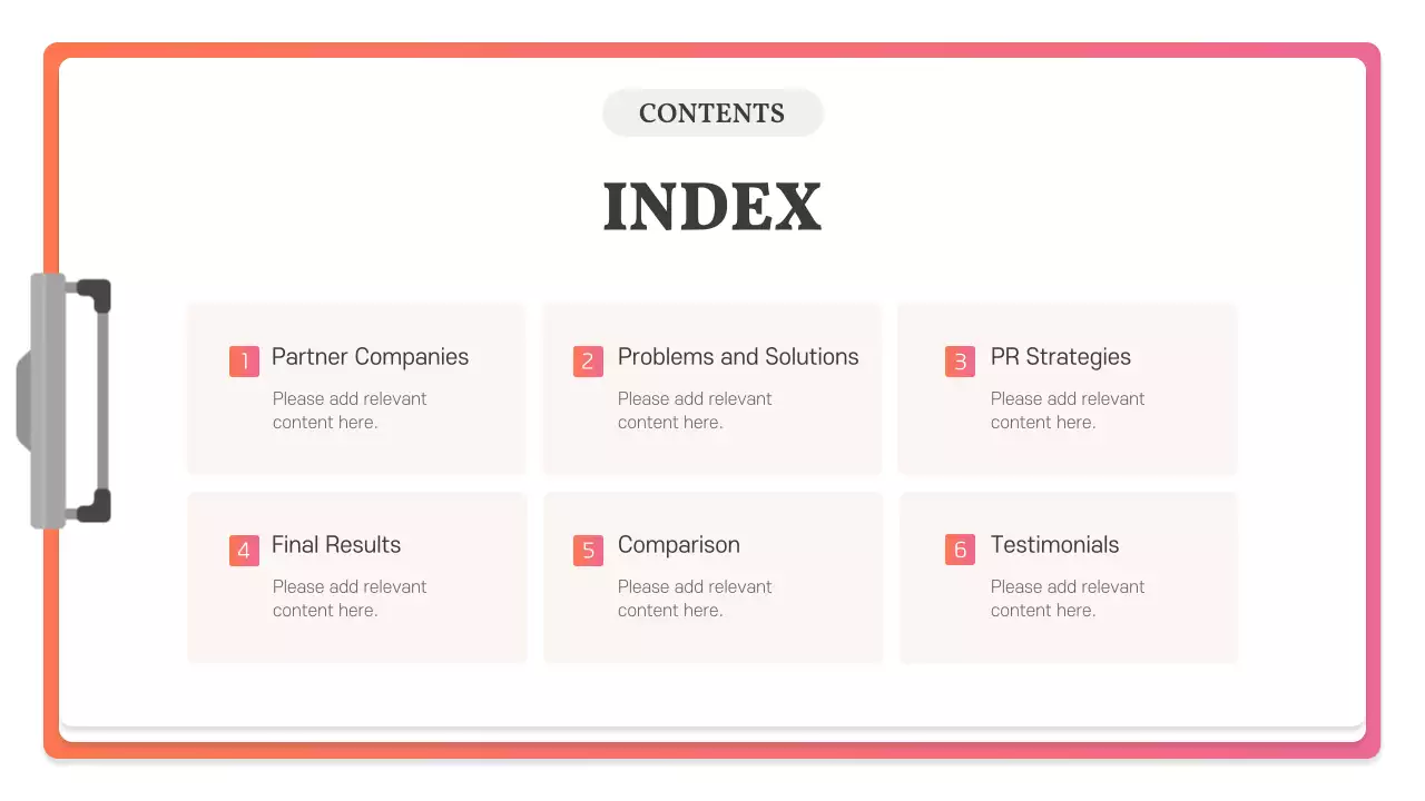 Orange Modern Marketing Report Presentation