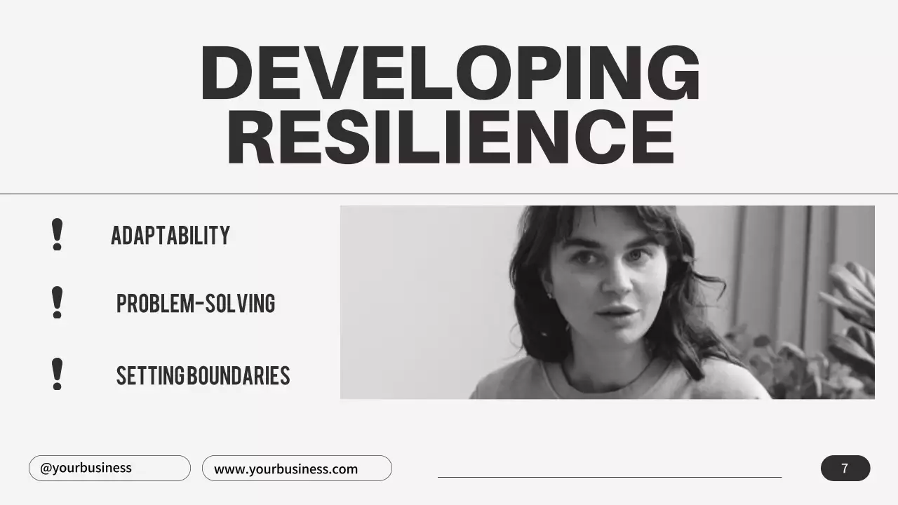 Presentasi Panduan Kelelahan Modern Grey