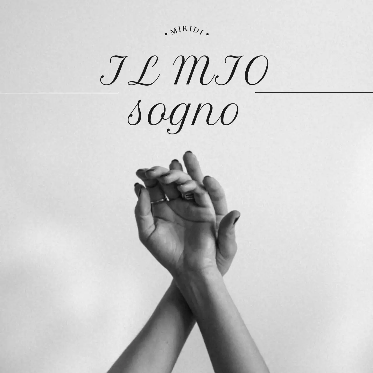 Semplice sentimento di speranza postato in bianco e nero e in bianco e nero