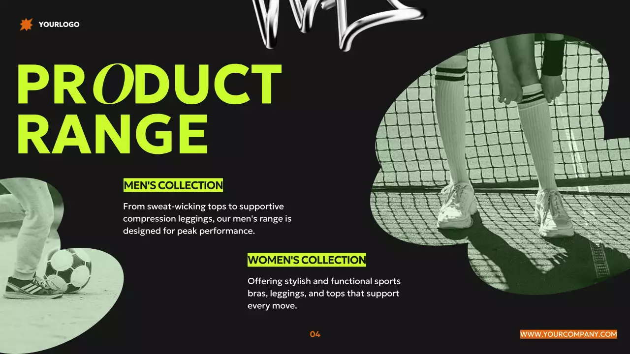 Orange Neon Modern Elevate Your Game Brand Proposal Introduction