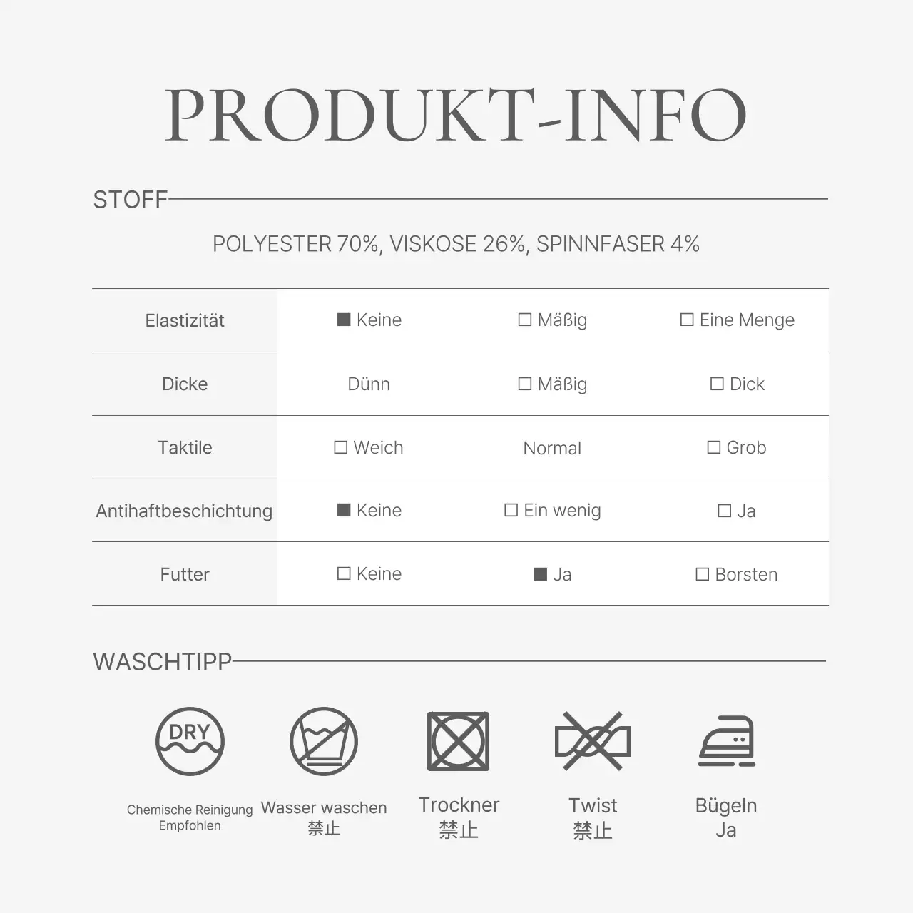 Ein Mode-Einkaufszentrum, dekoriert mit einem einfachen Stil von weißen und grauen Emoji, mit notwendigen Anweisungen und Vorsichtsmaßnahmen.