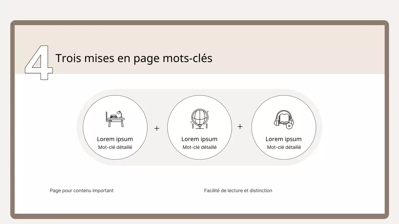 Un simple primer d'entraînement en brun et beige