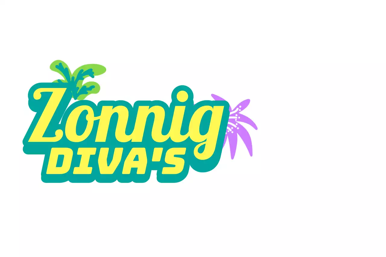 Een veelkleurig Engels typografie concept surfclub