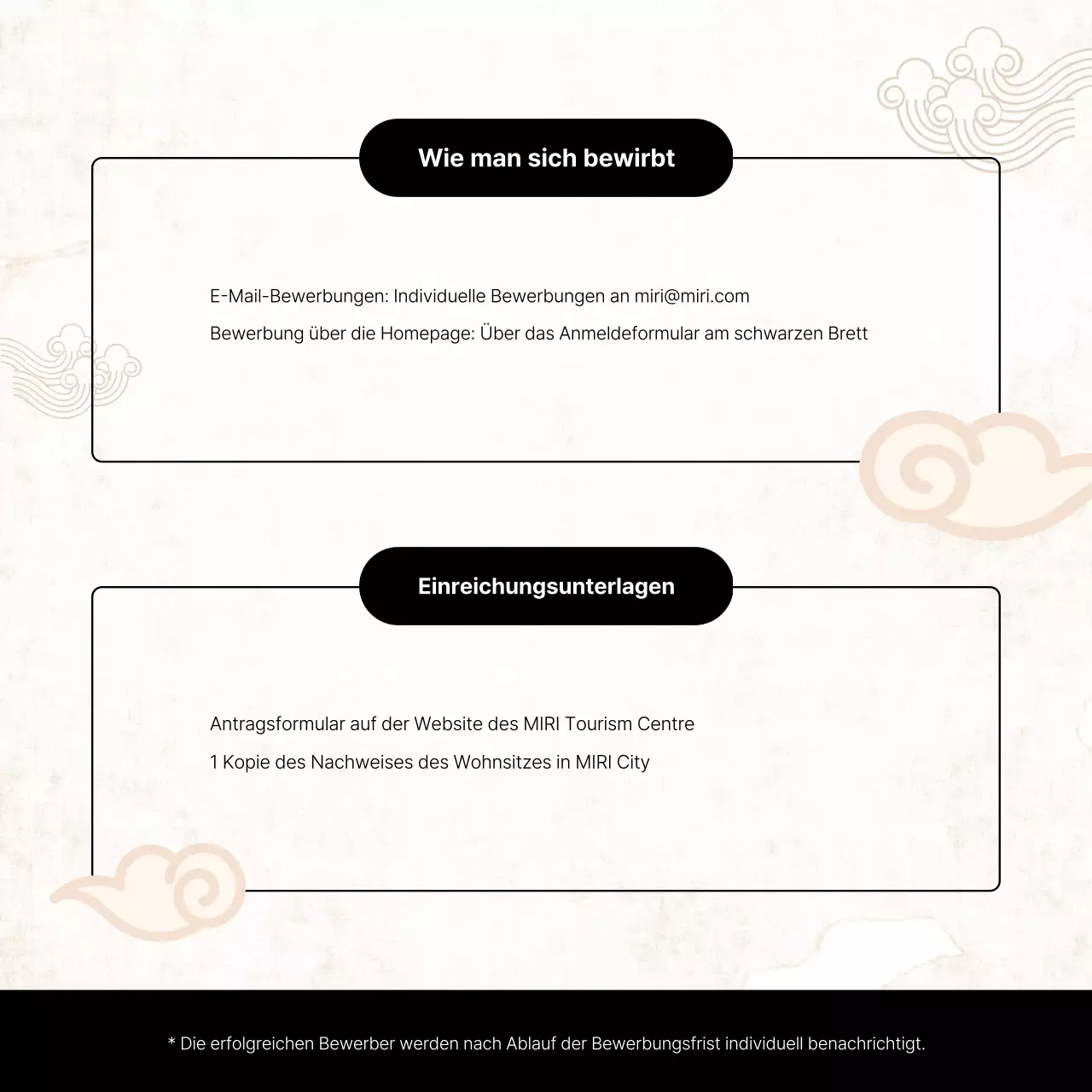 Förderung der Ausbildung von traditionellen Kulturdolmetschern mit gelbem Hintergrund